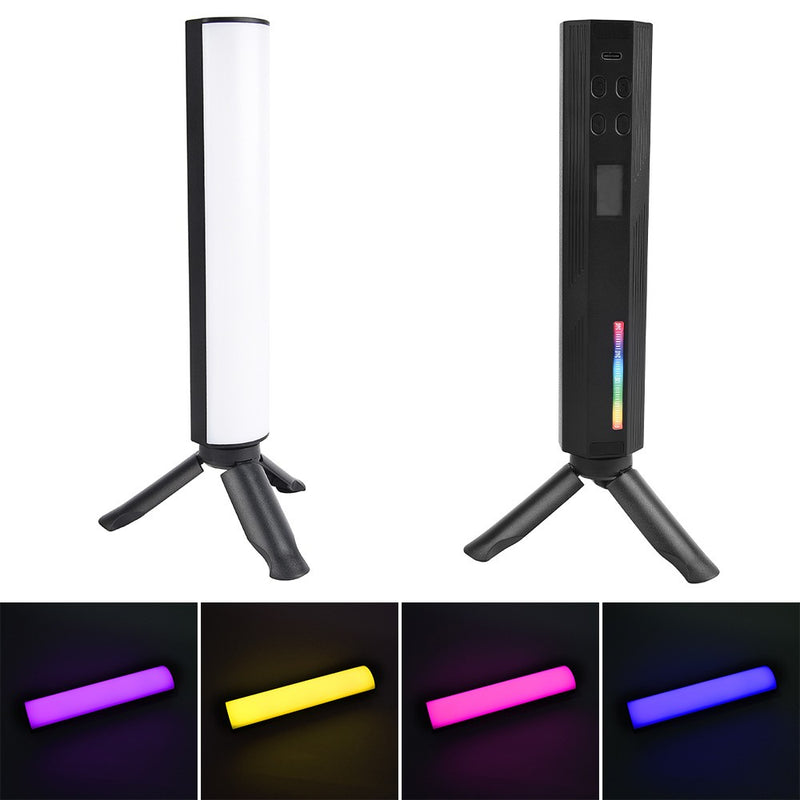 VANJUNN Hanheld RGB Tube,20cm LED Handheld Video Sutefoto Handheld Led Light Tube